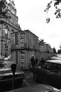 Container-City als kunstobject voor het Stedelijk Museum in Amsterdam, Bestanddeelnr 932-6900