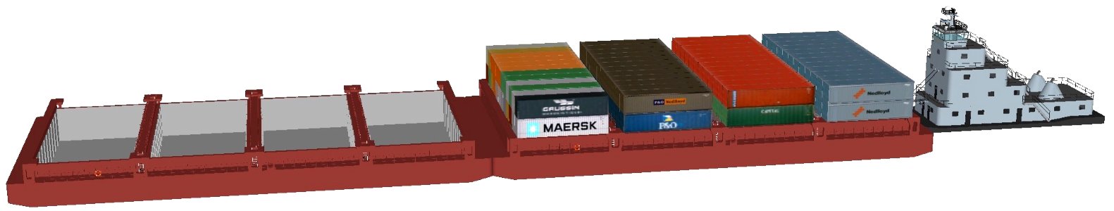 Container on barge 2
