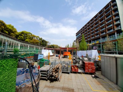 Construction at Harajuku Station