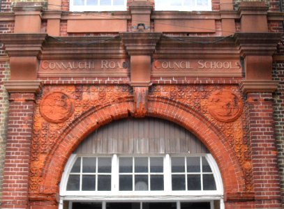 Connaught Centre (former Board School), Connaught Place, Hove (August 2010) (Terracotta Mouldings)