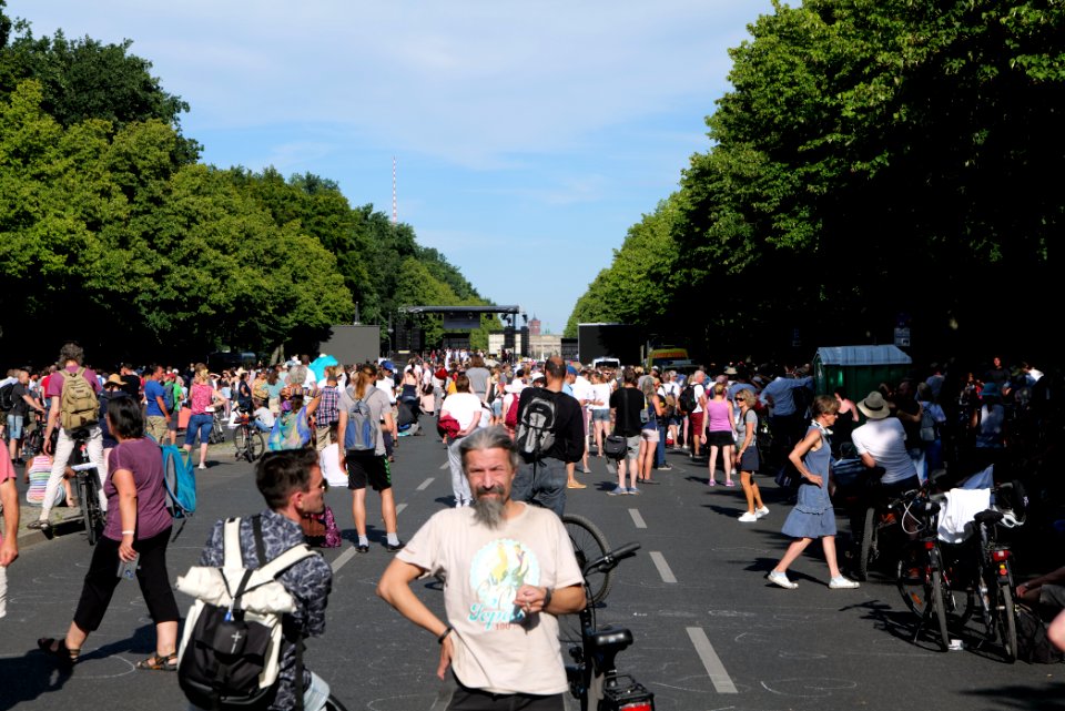 Conspiracy theorist protest Berlin Straße des 17 Juni 2020-08-01 25