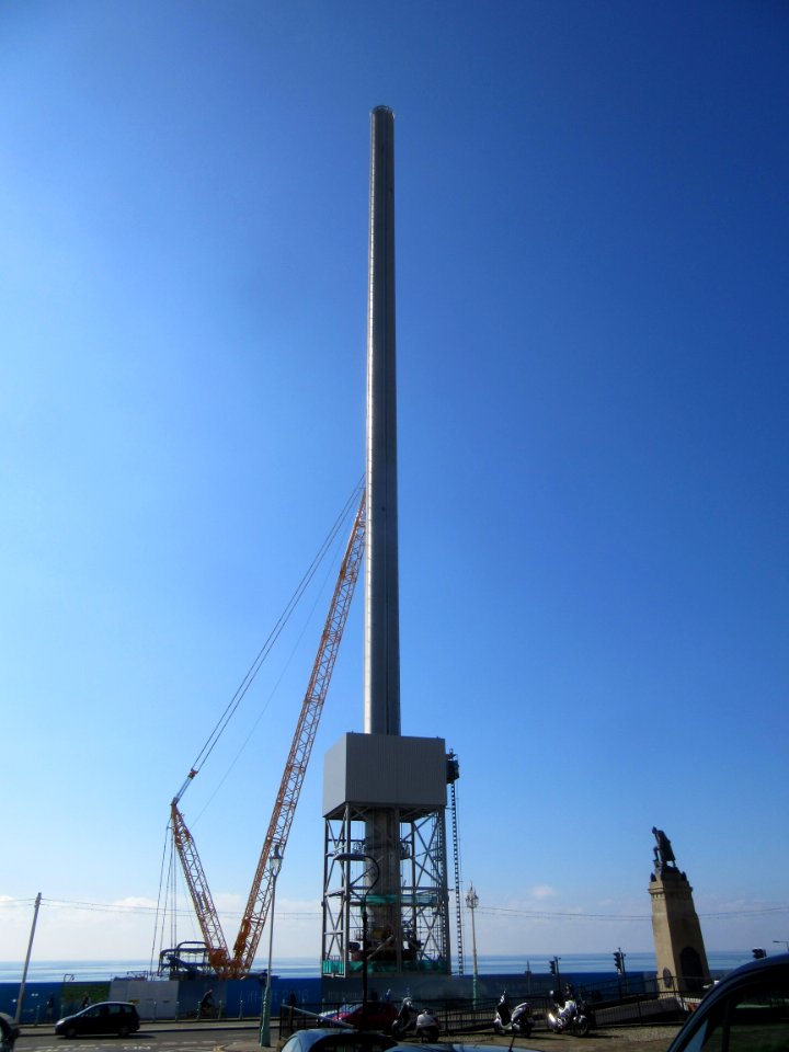 Construction Work for Brighton i360, King's Road, Brighton (September 2015) (4)