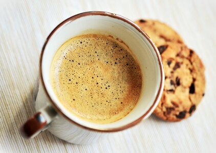 Coffee break ceramic aroma photo