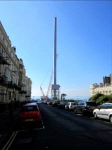 Construction Work for Brighton i360, King's Road, Brighton (September 2015) (2)