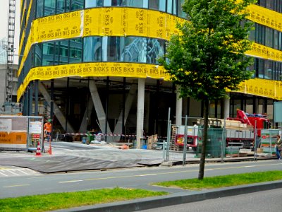 Construction of a new office-building near Beatrixkwartier in The Hague city; high resolution image by FotoDutch, June 2013 photo