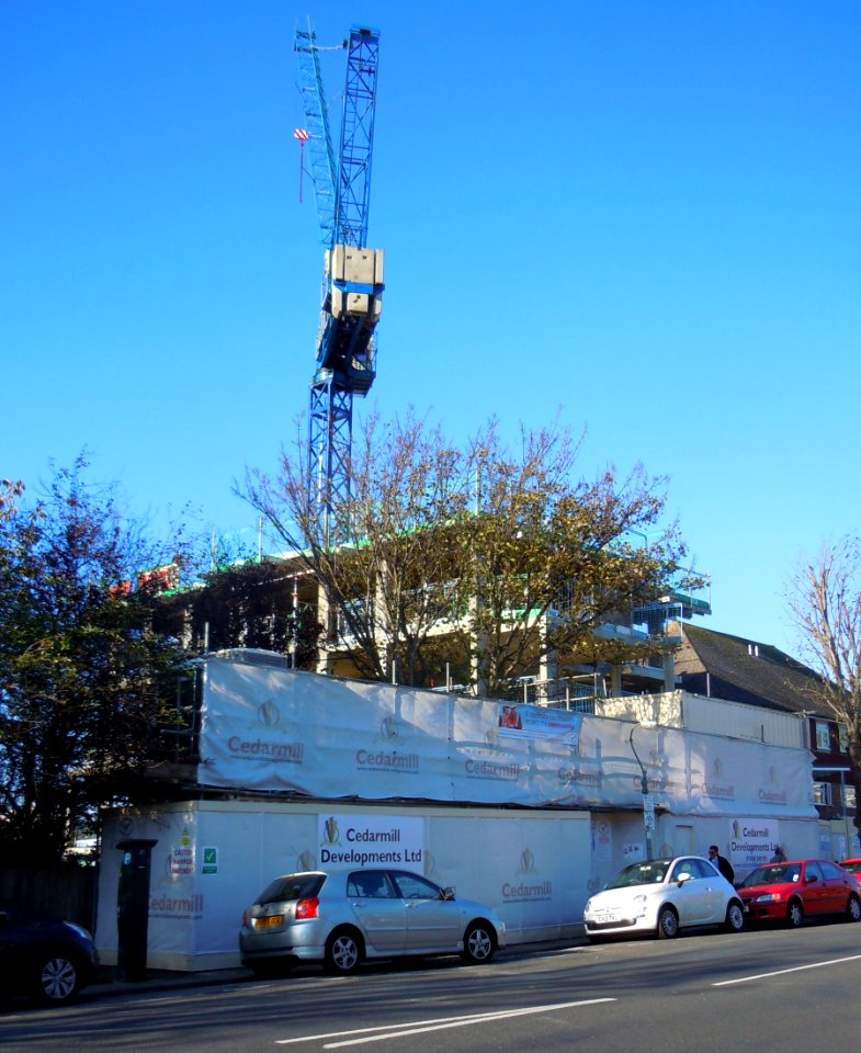 Construction of Innings House, 43 Palmeira Avenue, Hove (November 2014)