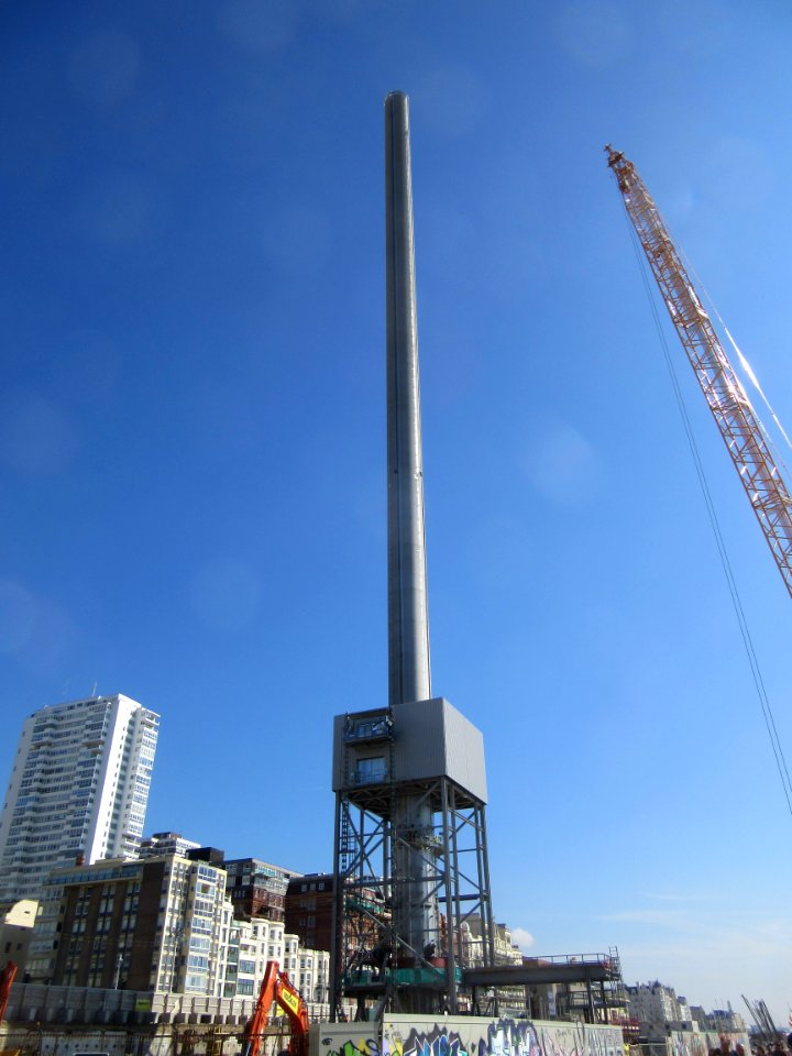 Construction Work for Brighton i360, King's Road, Brighton (September 2015) (11)