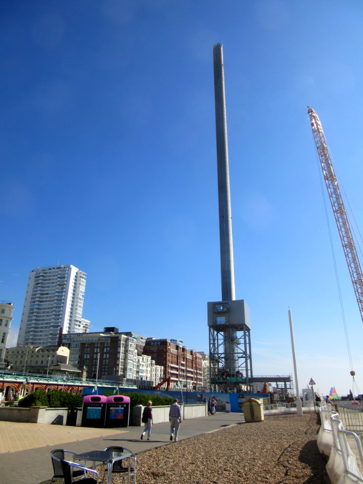 Construction Work for Brighton i360, King's Road, Brighton (September 2015) (10)