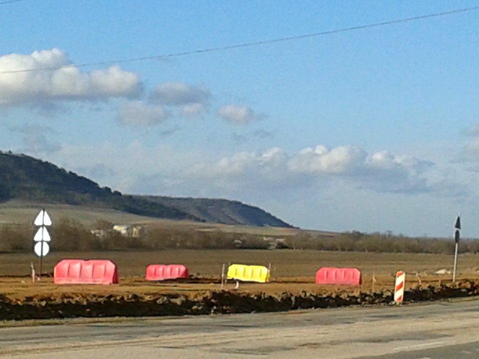 Construction section Bakhchisaray - Sevastyanovka, 2018. 04