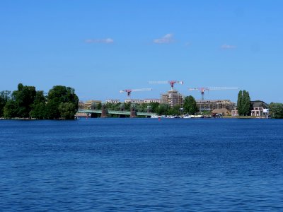 Construction site Daumstraße from other side of the Havel 201-06-27 05 photo