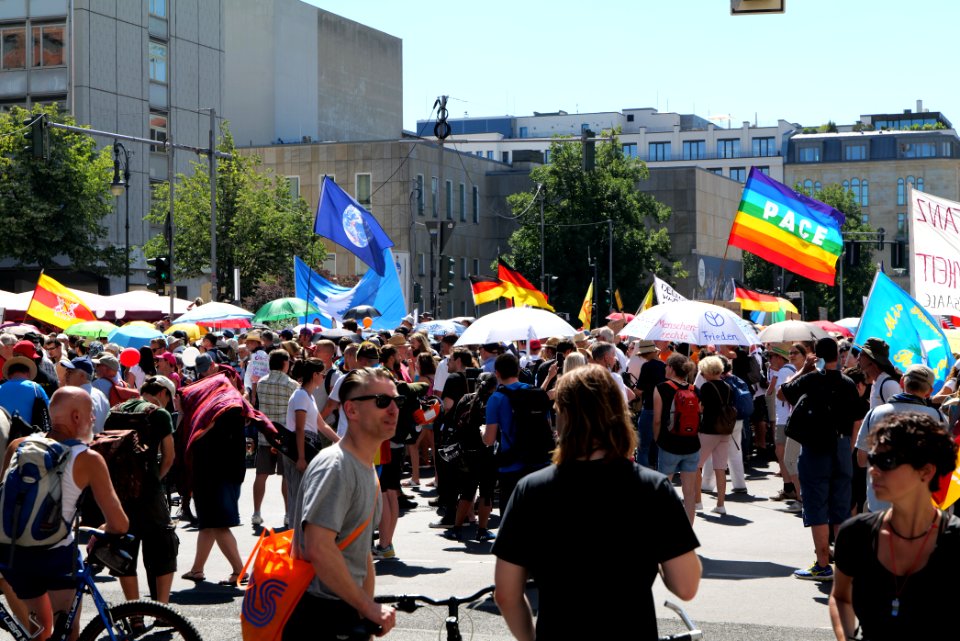 Conspiracy theorist protest Berlin 2020-08-01 41