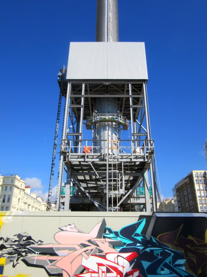 Construction Work for Brighton i360, King's Road, Brighton (September 2015) (15)