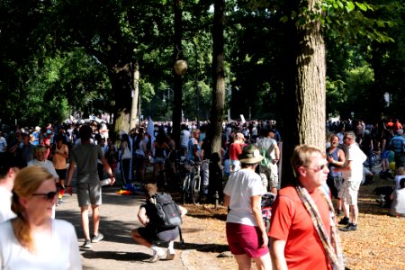 Conspiracy theorist protest Berlin Straße des 17 Juni 2020-08-01 20