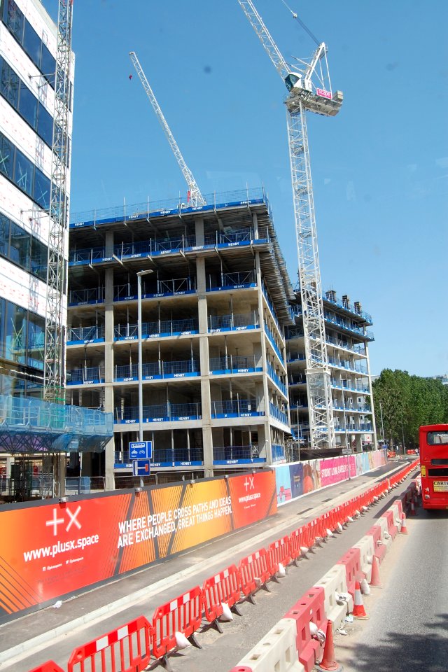 Construction Works at former Preston Barracks site, Lewes Road, Brighton (June 2019) (9)