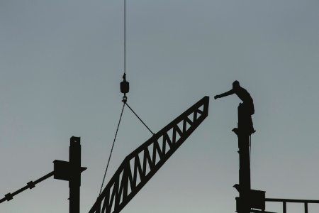 Construction workers in Iran 07 photo