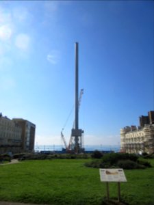 Construction Work for Brighton i360, King's Road, Brighton (September 2015) (3)