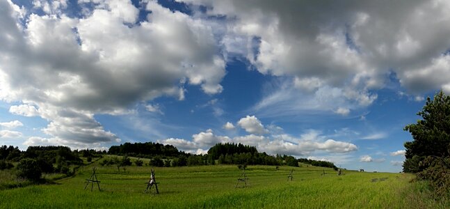 Landscape agriculture poland village