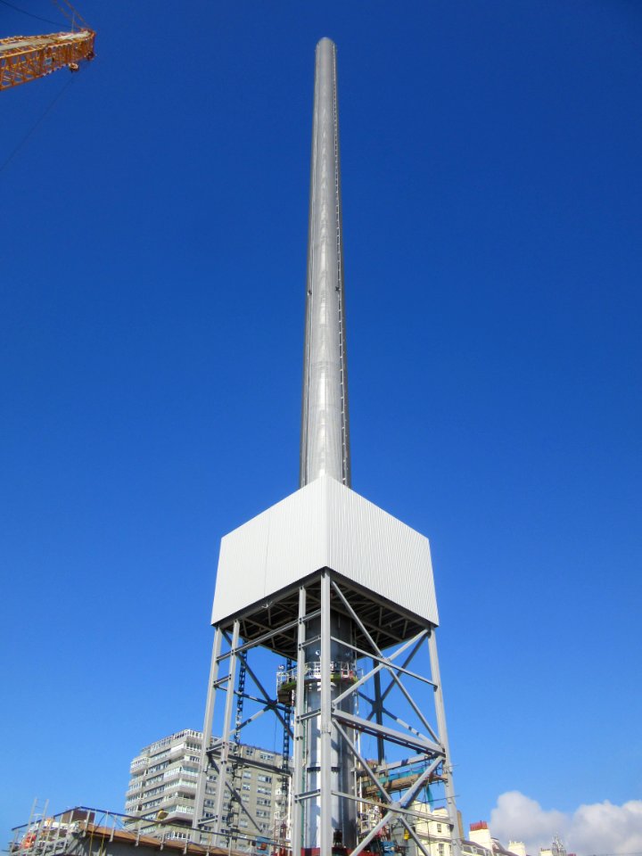 Construction Work for Brighton i360, King's Road, Brighton (September 2015) (16)