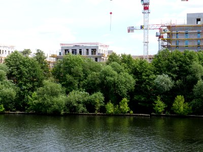 Construction site Daumstraße from Spandauer-See-Brücke 2019-07-04 08 photo