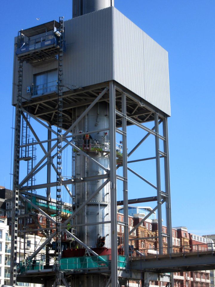 Construction Work for Brighton i360, King's Road, Brighton (September 2015) (12)