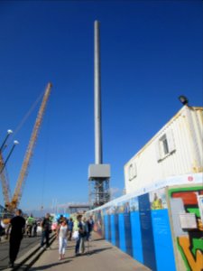 Construction Work for Brighton i360, King's Road, Brighton (September 2015) (1)