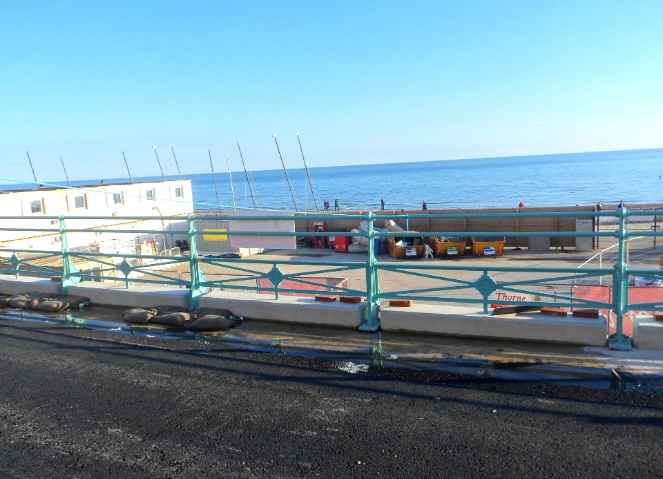 Construction Work for Brighton i360, King's Road, Brighton (April 2015) (2)