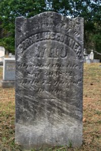 Conner (Cornelius), Bethany Cemetery, 2015-10-09, 01