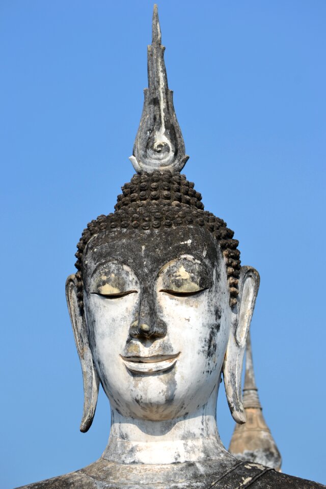 Temple stone smile