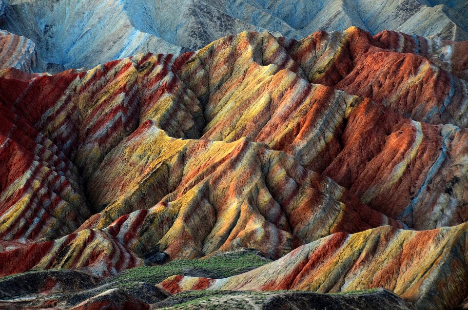 Colorful beautiful desert