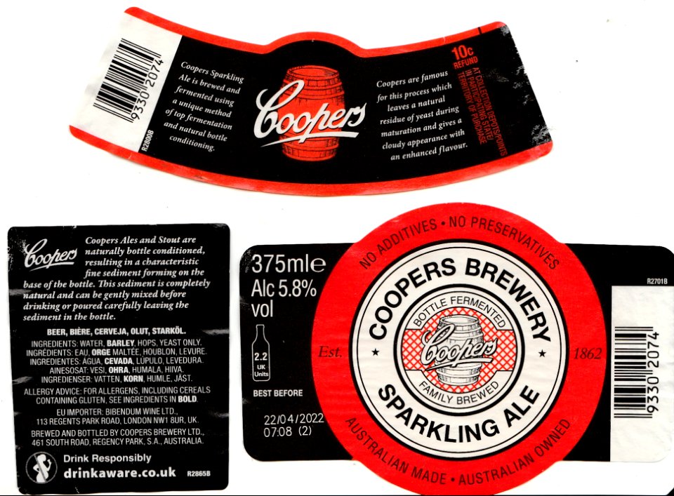 Coopers Brewery LTD - Coopers Sparkling Ale