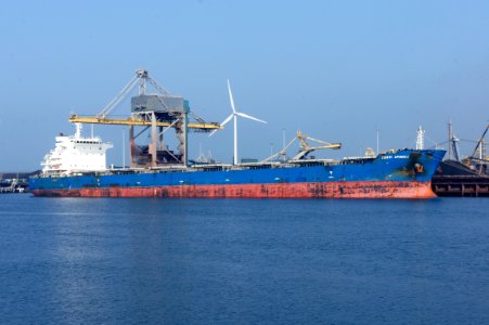 Conti Spinell IMO 9473341, Callsign A8YX2 at IJmuiden, Port of Amsterdam, pic2
