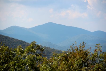 Coosa Bald from Wildcat Mountain, Oct 2018