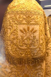 Cope, Mosteiro de Semide, 18th century, view 2 - Museu Nacional de Machado de Castro - Coimbra, Portugal - DSC00225