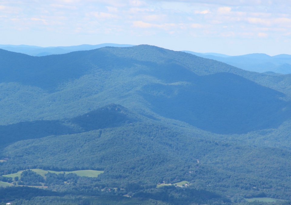 Coosa Bald viewed from Brasstown Bald