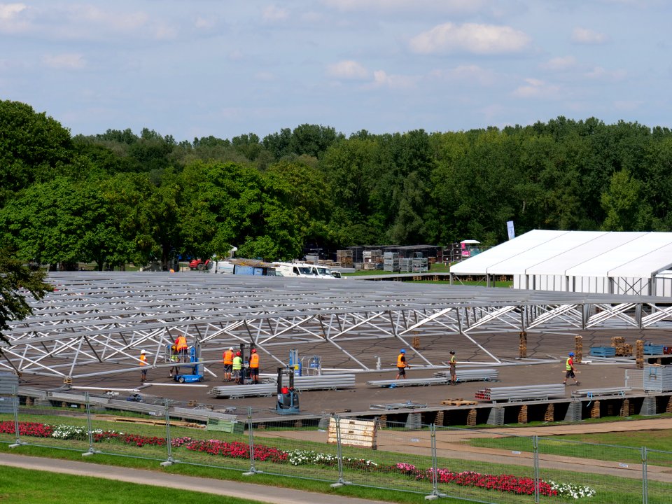 COP23 buildup at the Rheinaue 11