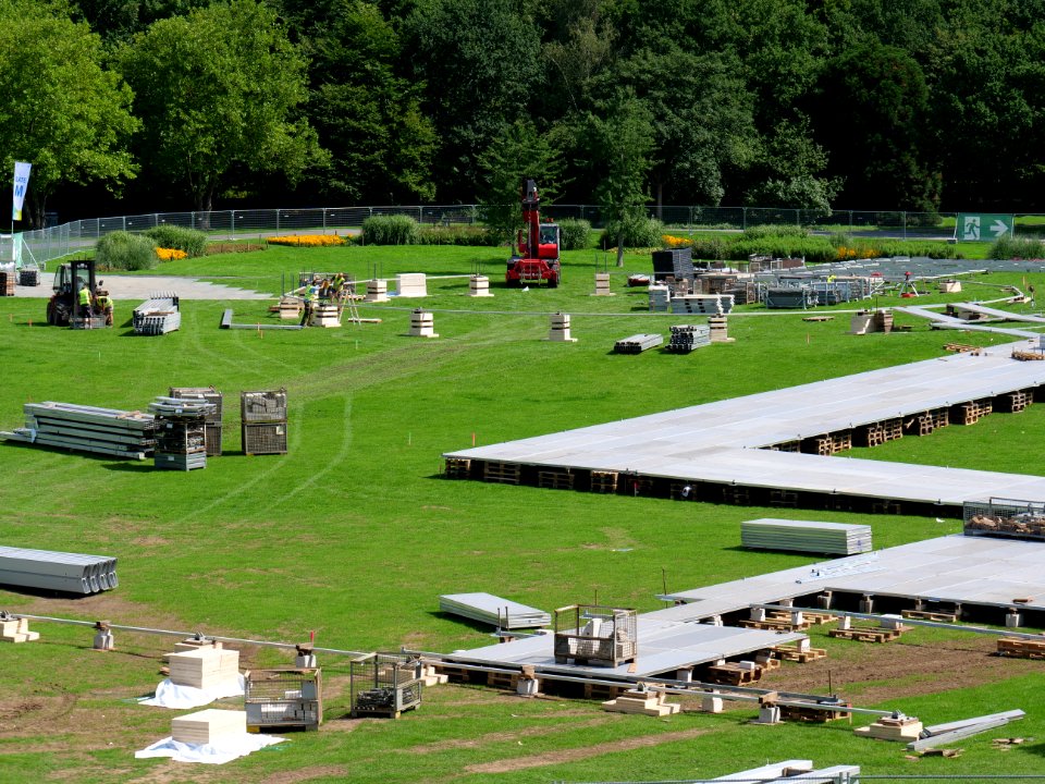 COP23 buildup at the Rheinaue 19