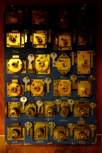 Corbin Cabinet Lock Co, locks and keys - New Britain Industrial Museum - DSC09793
