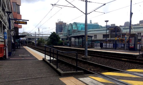 Convention light rail station