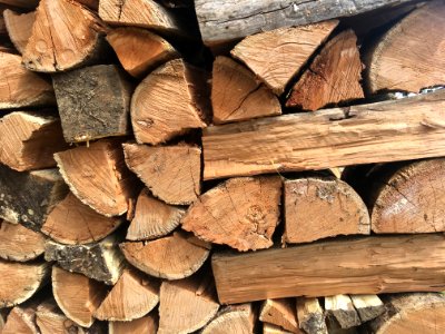 Cord Wood Stack End