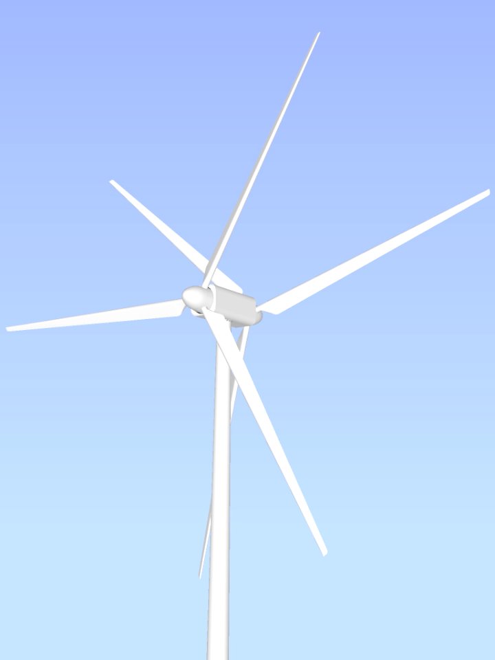 Contra rotating wind turbine