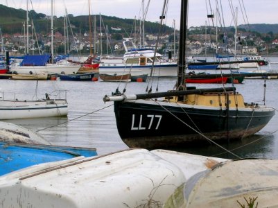 Conwy, the harbour
