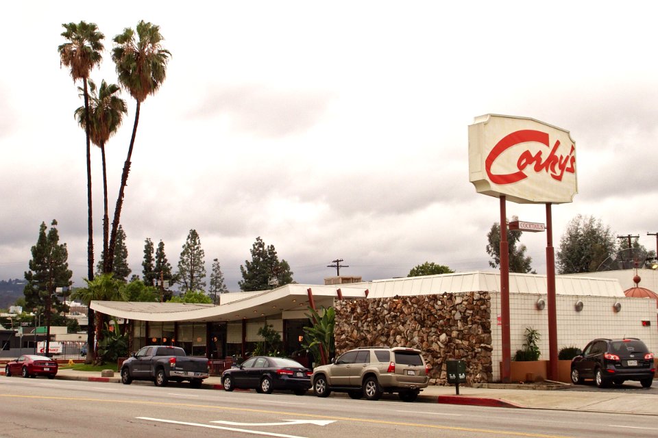 Corky's in Sherman Oaks from northeast 2014