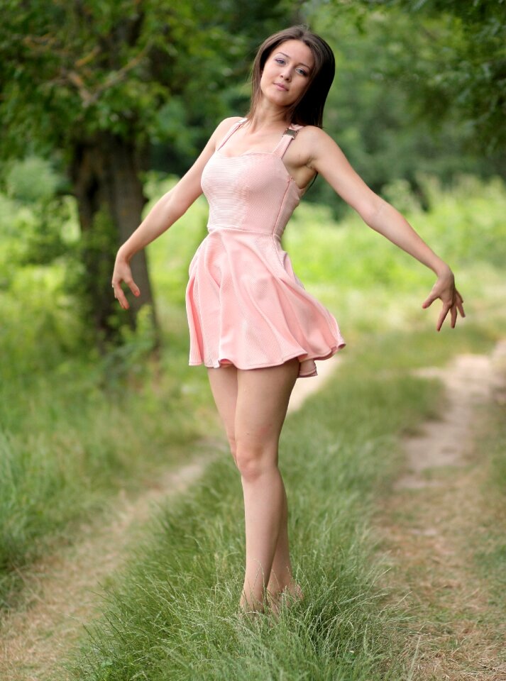 Dress beauty blonde