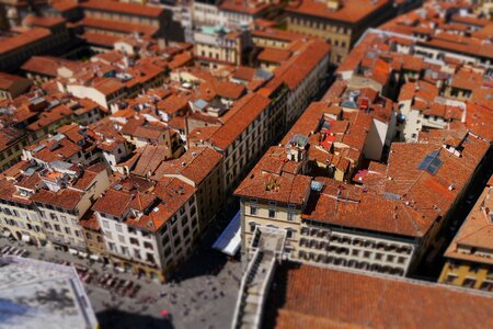 Crowded architecture urban