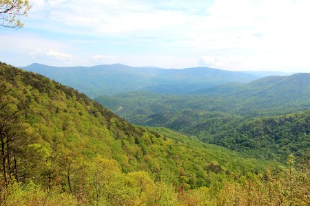 Cool Springs Overlook, Fort Mountain, Georgia April 2016