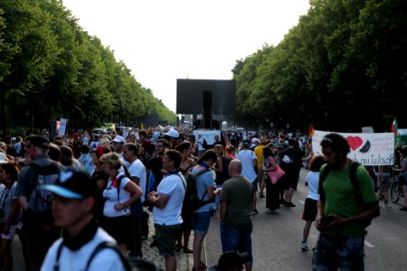 Conspiracy theorist protest Berlin Straße des 17 Juni 2020-08-01 90