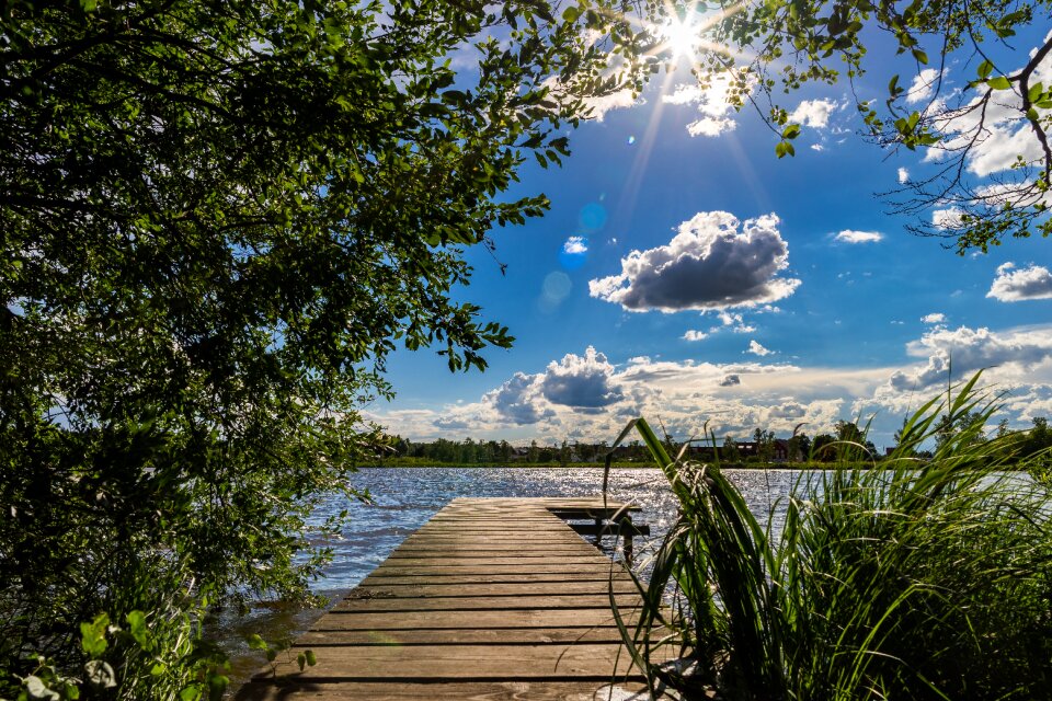 Desktop background lake of course