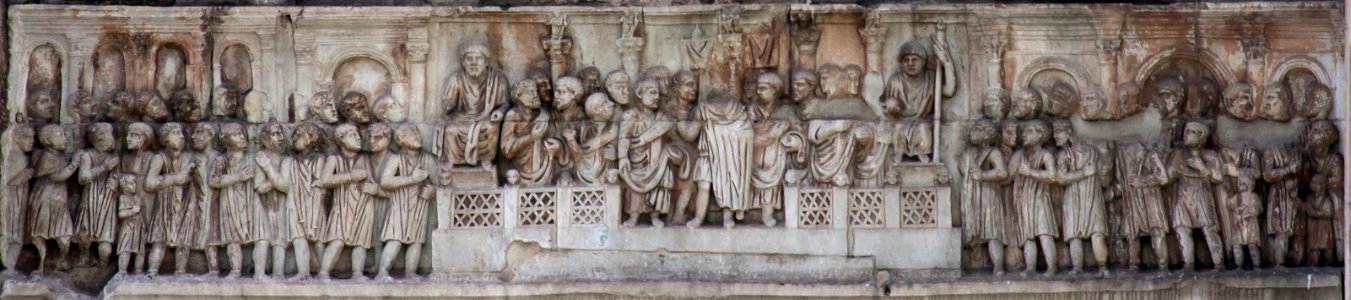 Constantinian frieze, North east, Oratio