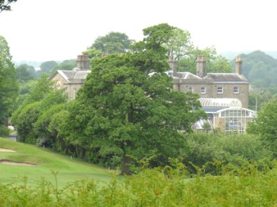 Cookridge Hall With Flanking Screen Walls Gate Piers And Gates