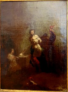 Death of Titus Tatius, King of the Sabines, by Januarius Zick, c. 1755 - Mainfränkisches Museum - Würzburg, Germany - DSC04625